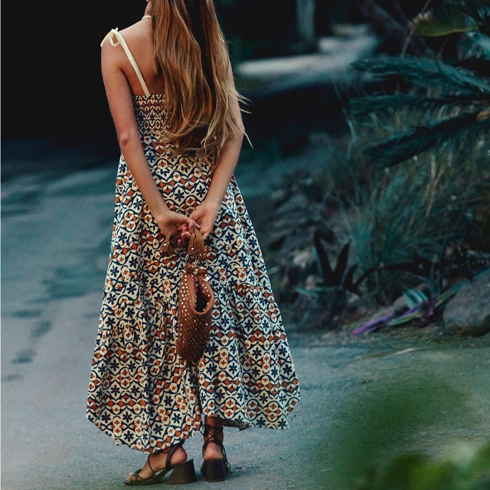 Free People Palma Printed Midi Dress - Picture 4 of 9